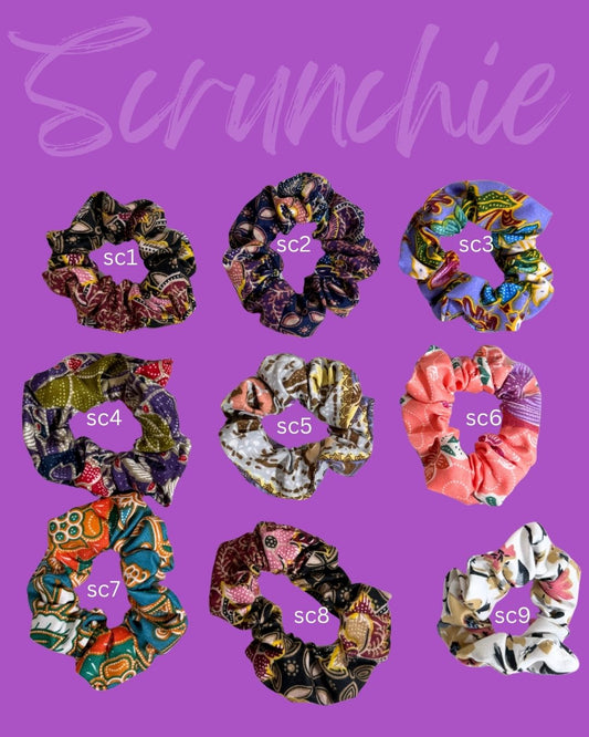 Batik Scrunchie