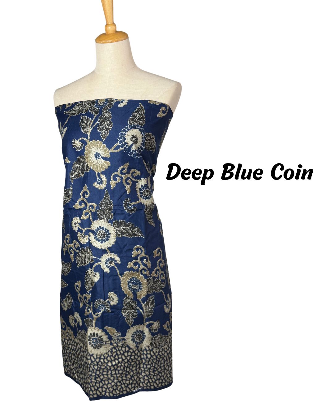 Fabric - Deep Blue Coin