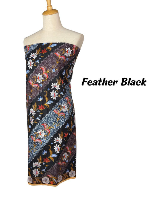 Fabric - Feather Black