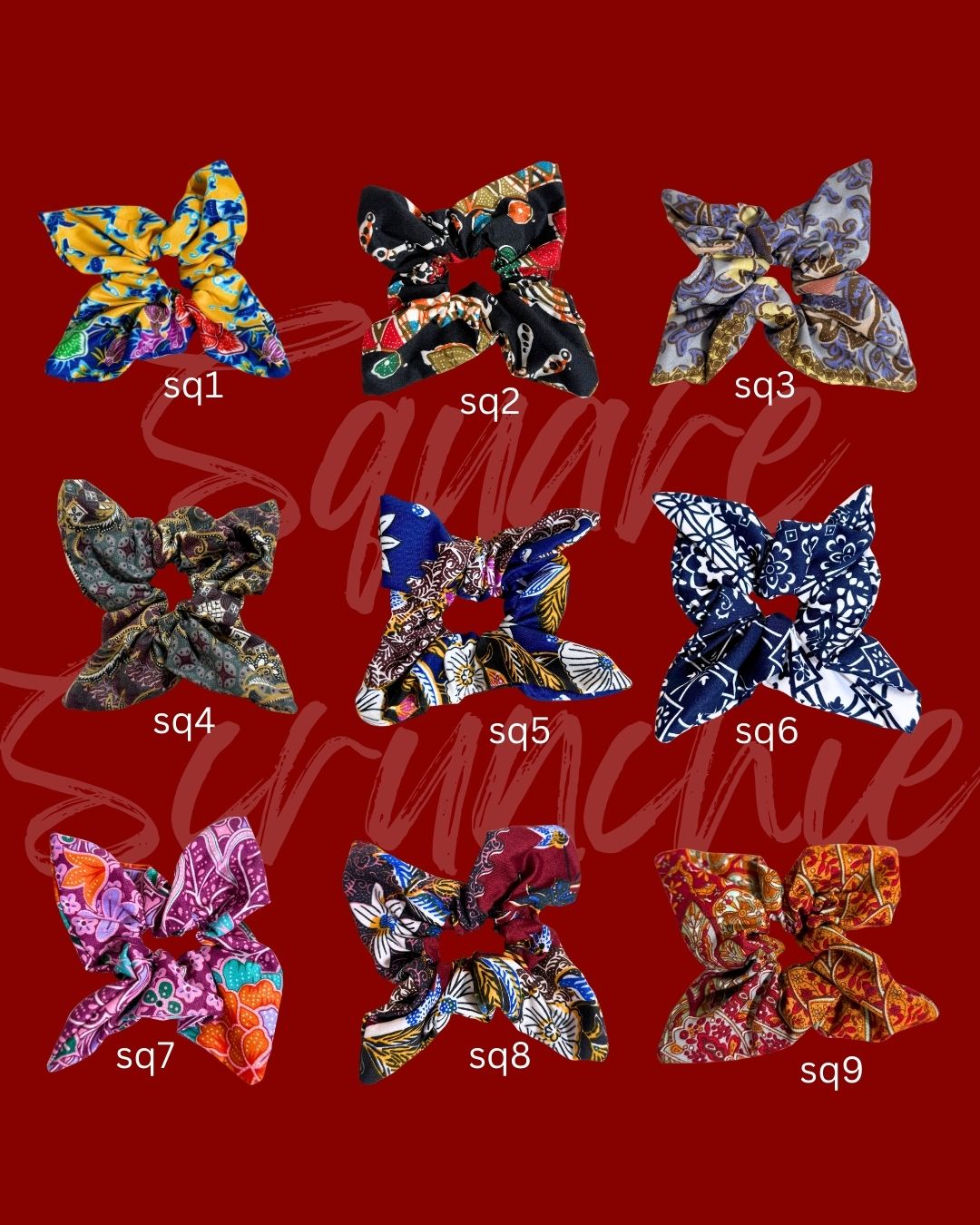 Square Scrunchie