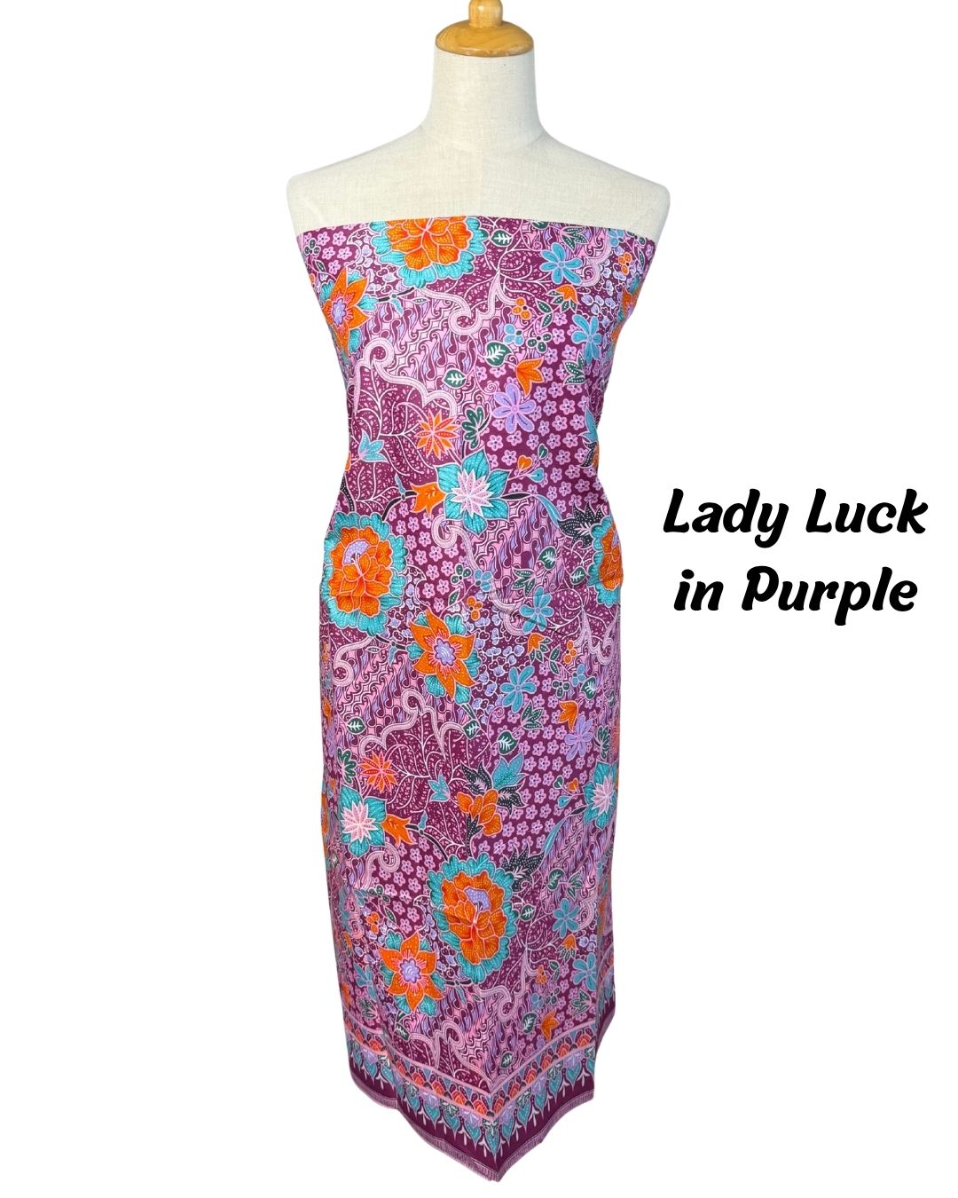 Fabric - Lady Luck in Purple