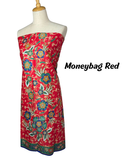 Fabric - Moneybag Red