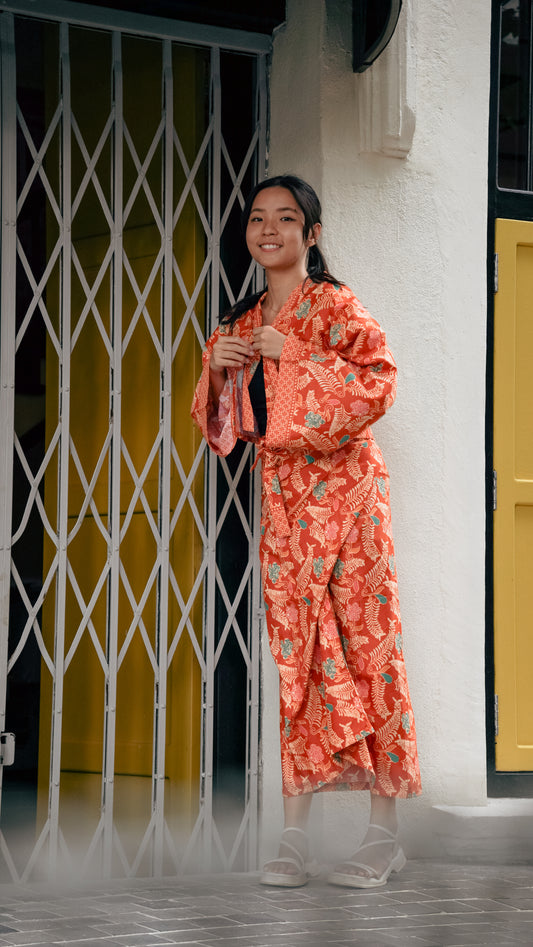 [Pareo Skirt] Autumn Leaf