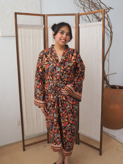 Pareo Skirt & Aien Cardigan - SQ Black